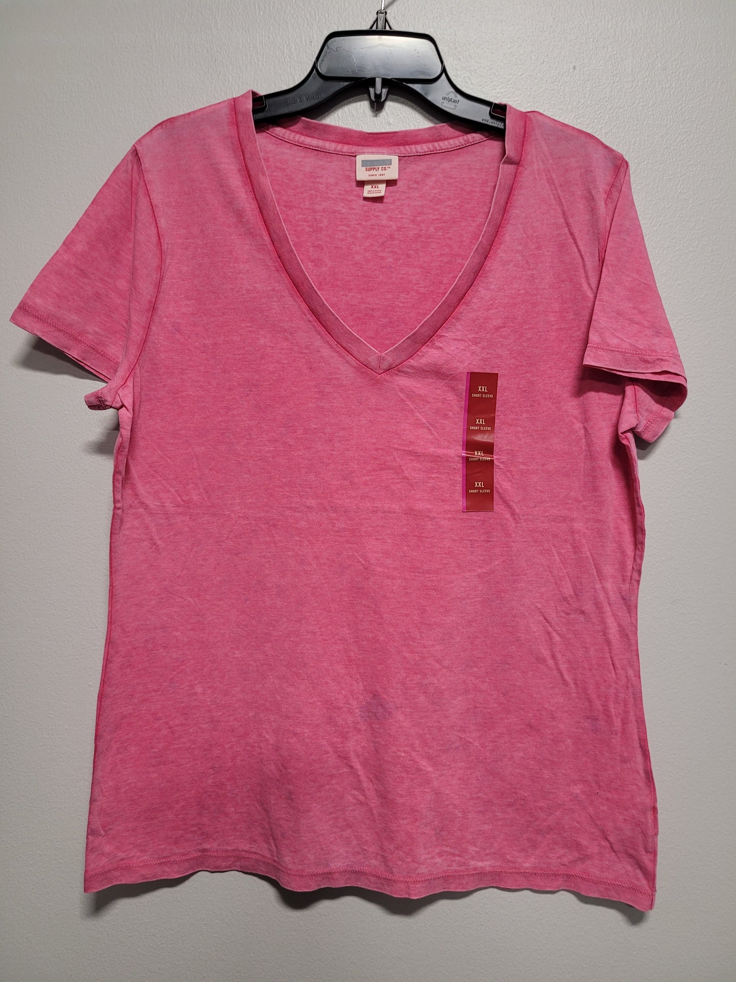 V-NECK GARMENT DYE TEES - #6K1-066