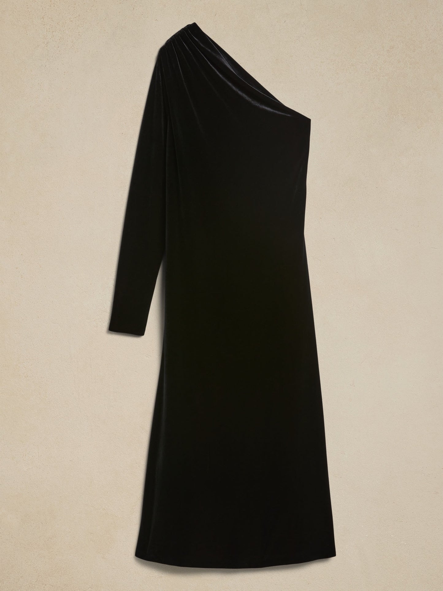 BLAIRE VELVET ONE SHOULDER DRESS