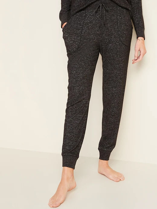 High Waist Cozy Plush Lounge Jogger #609810