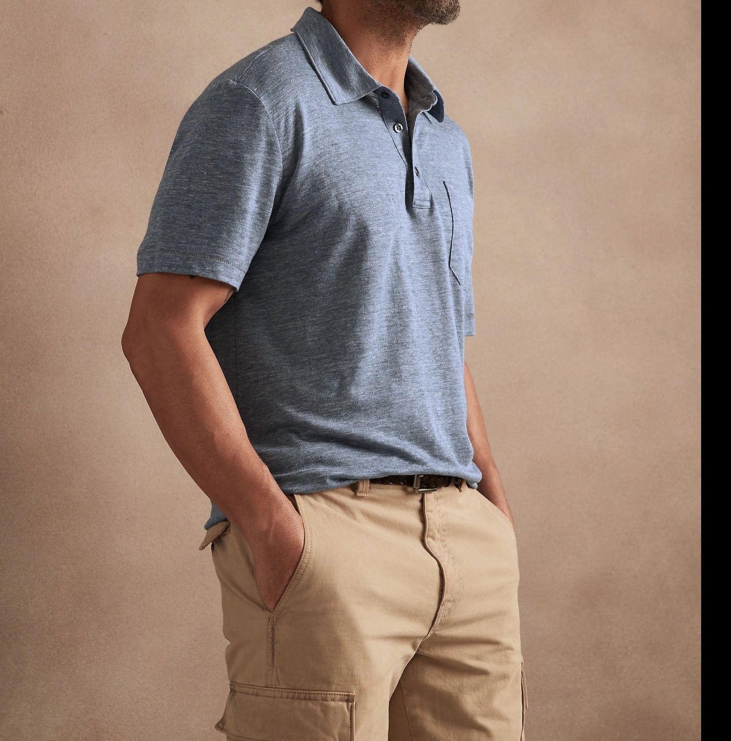 LINEN POLO