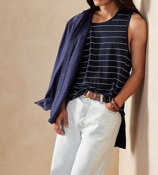 RELAXED LINEN TANK