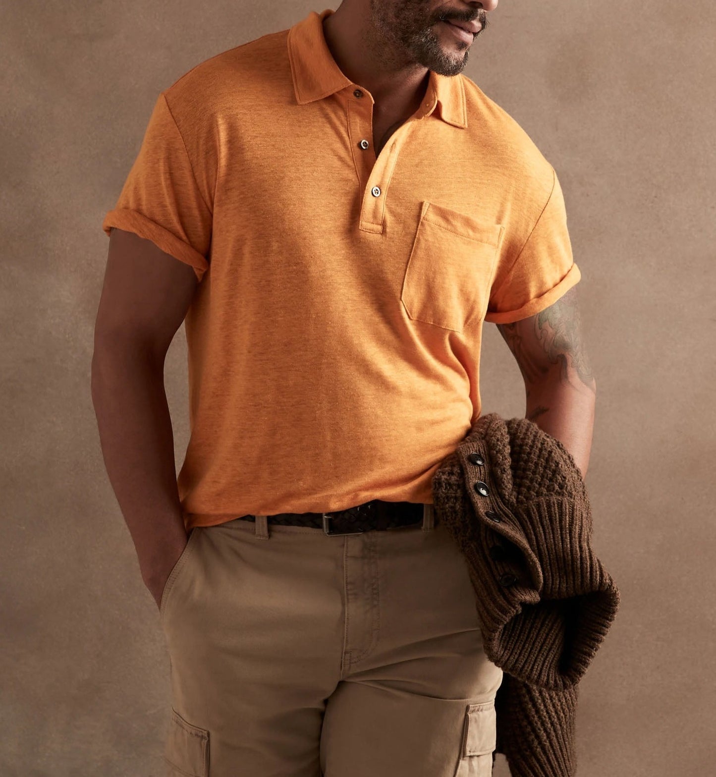 LINEN POLO